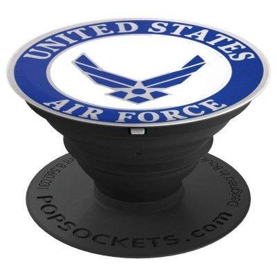 Us Af Logo - U.S. Air Force Original PopSocket USAF Gift AF Logo PopSockets Grip ...