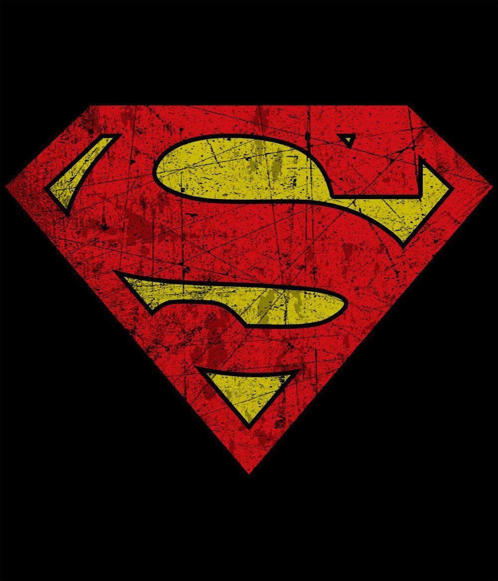 Big Superman Logo - Camiseta chica The Big bang Theory. Superman logo vintage