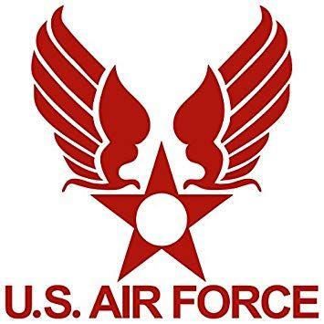Us Af Logo - Amazon.com: USAF / United States Air Force Logo / Wings Stars ...