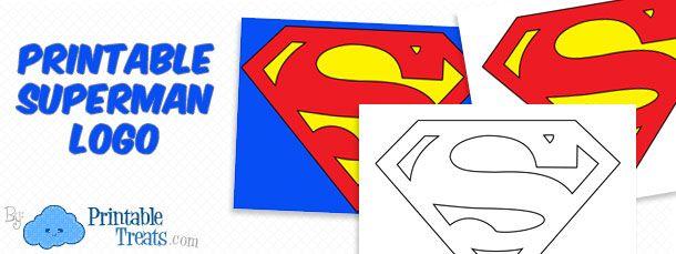 Big Superman Logo - Large Printable Superman Logo — Printable Treats.com