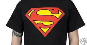 Big Superman Logo - Superman Logo T-shirt Black Shirt DC Comics BIG & TALL 2X 3X 4X 4XLT ...