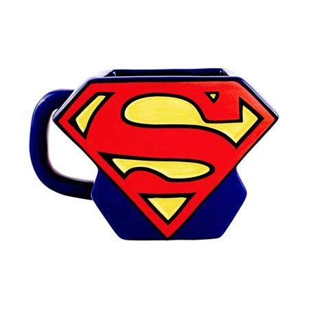 Big Superman Logo - Superman Logo Shaped Mug - Walmart.com