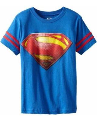 Big Superman Logo - Deals on DC Comics Superman Big Boys Man of Steel Logo T-Shirt