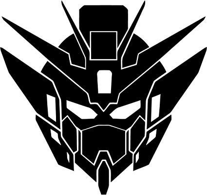 Gundam Logo - GUNDAM WING ANIME ZERO HEAD LOGO VINYL STICKERS SYMBOL