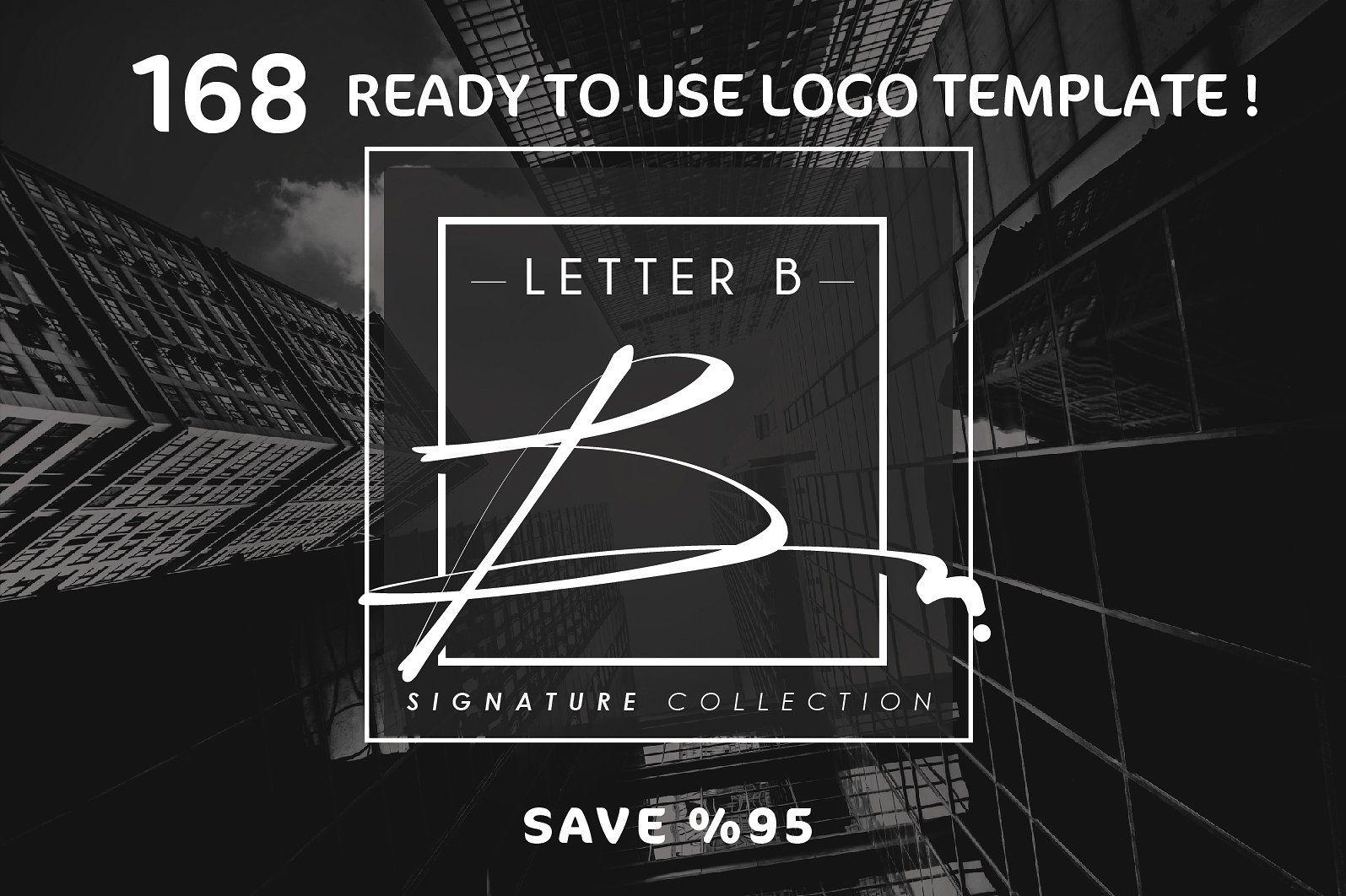 Black Letter B Logo - B logo Photos, Graphics, Fonts, Themes, Templates ~ Creative Market