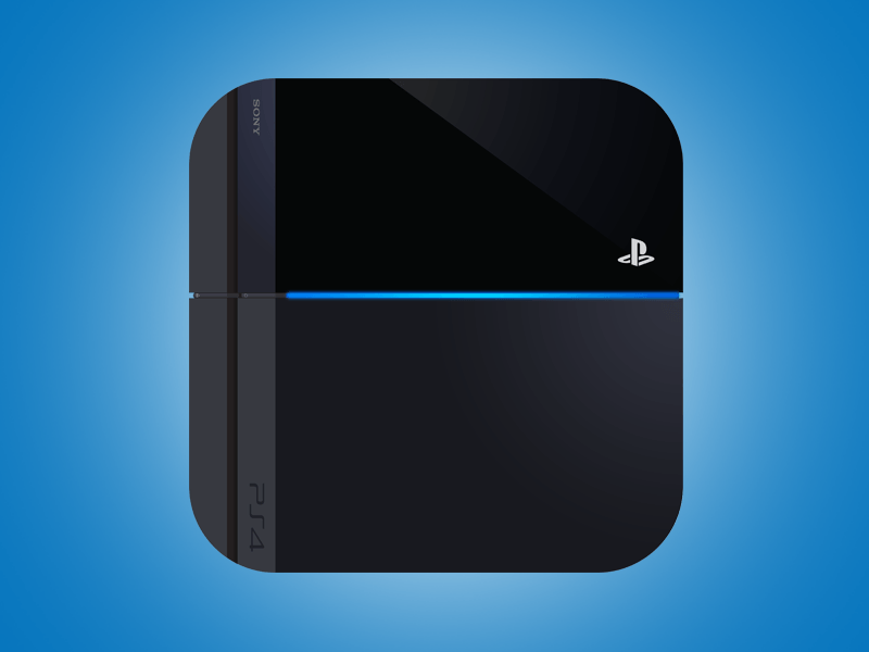 PlayStation 4 App Logo - Playstation App PS4 Icon by Gonçalo Tavares