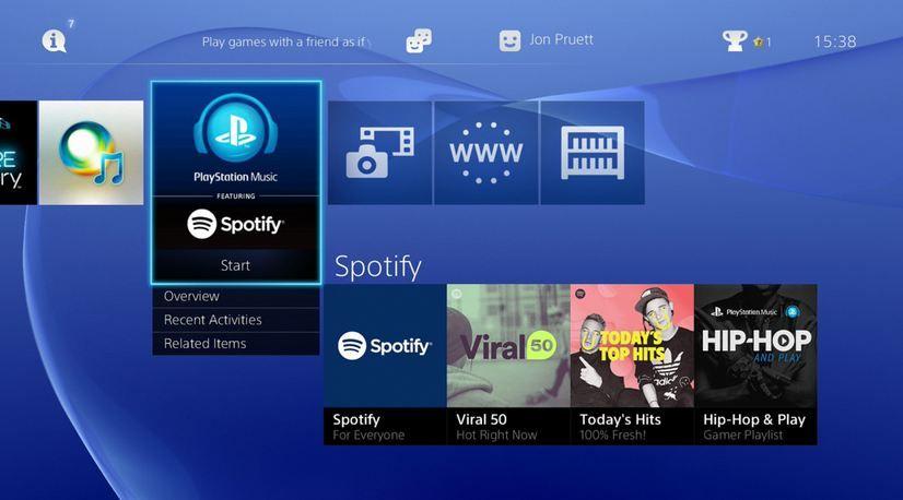 PlayStation 4 App Logo - PS4 Music Streaming Through Spotify Goes Live - GameSpot