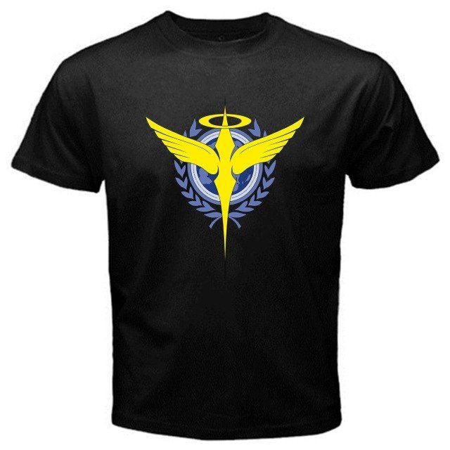 Gundam Logo - Celestial Being Gundam logo anime japan tv series T Shirt Black
