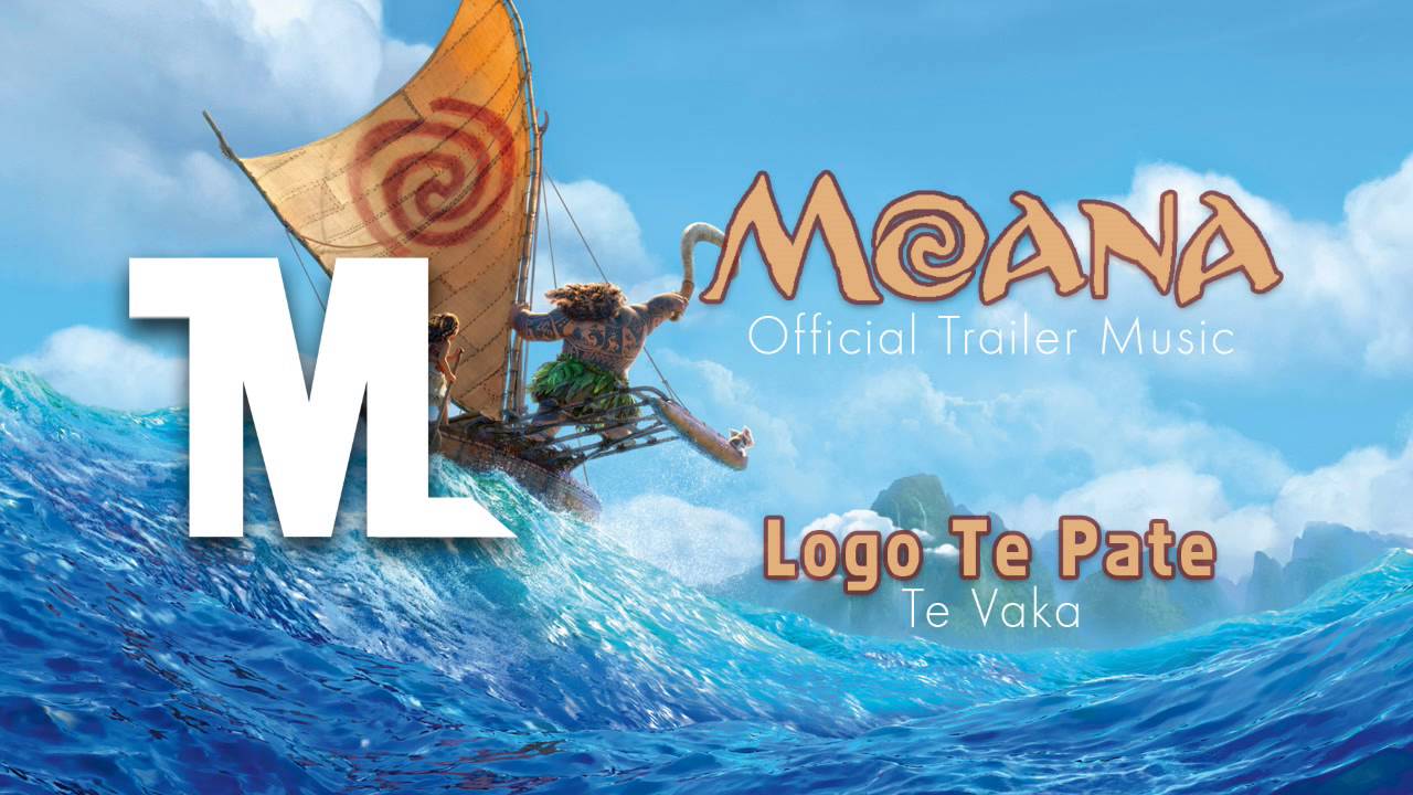 Moana Movie Logo - Moana - Official Trailer Song (Te Vaka - Logo Te Pate) - YouTube