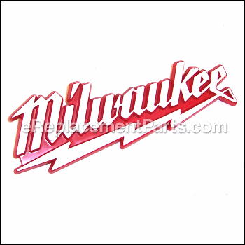 Milwaukee Logo - Milwaukee Logo - Molded [31-01-1080] for Milwaukee Power Tools ...