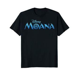 Moana Movie Logo - Amazon.com: Disney Moana Official Movie Logo Ocean Blue Graphic T ...