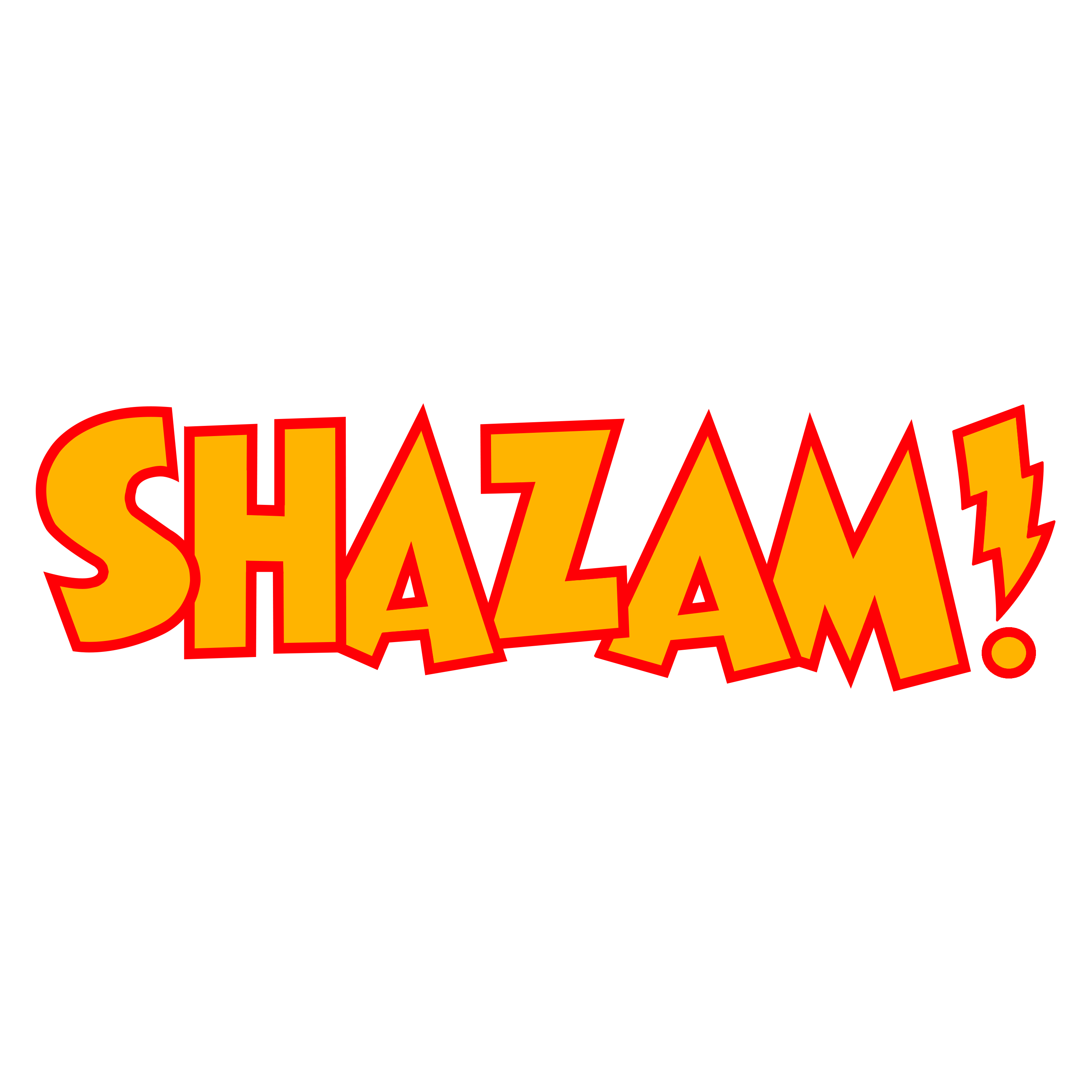 Shazam Logo - Classic Shazam logo, created with PhotoShop!. Character Title