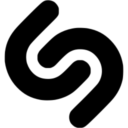 Shazam Logo - Black shazam icon - Free black site logo icons