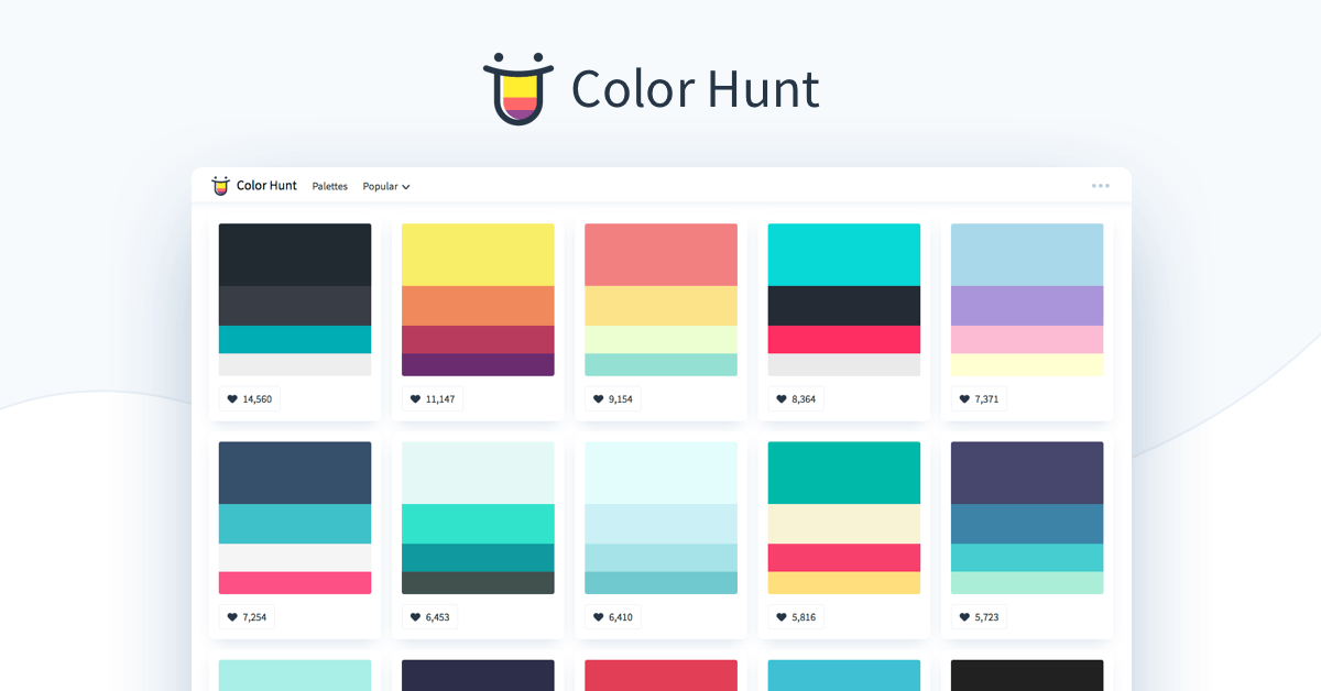 Best Color Combinations for Logo - Color Hunt - Color Palettes for Designers and Artists