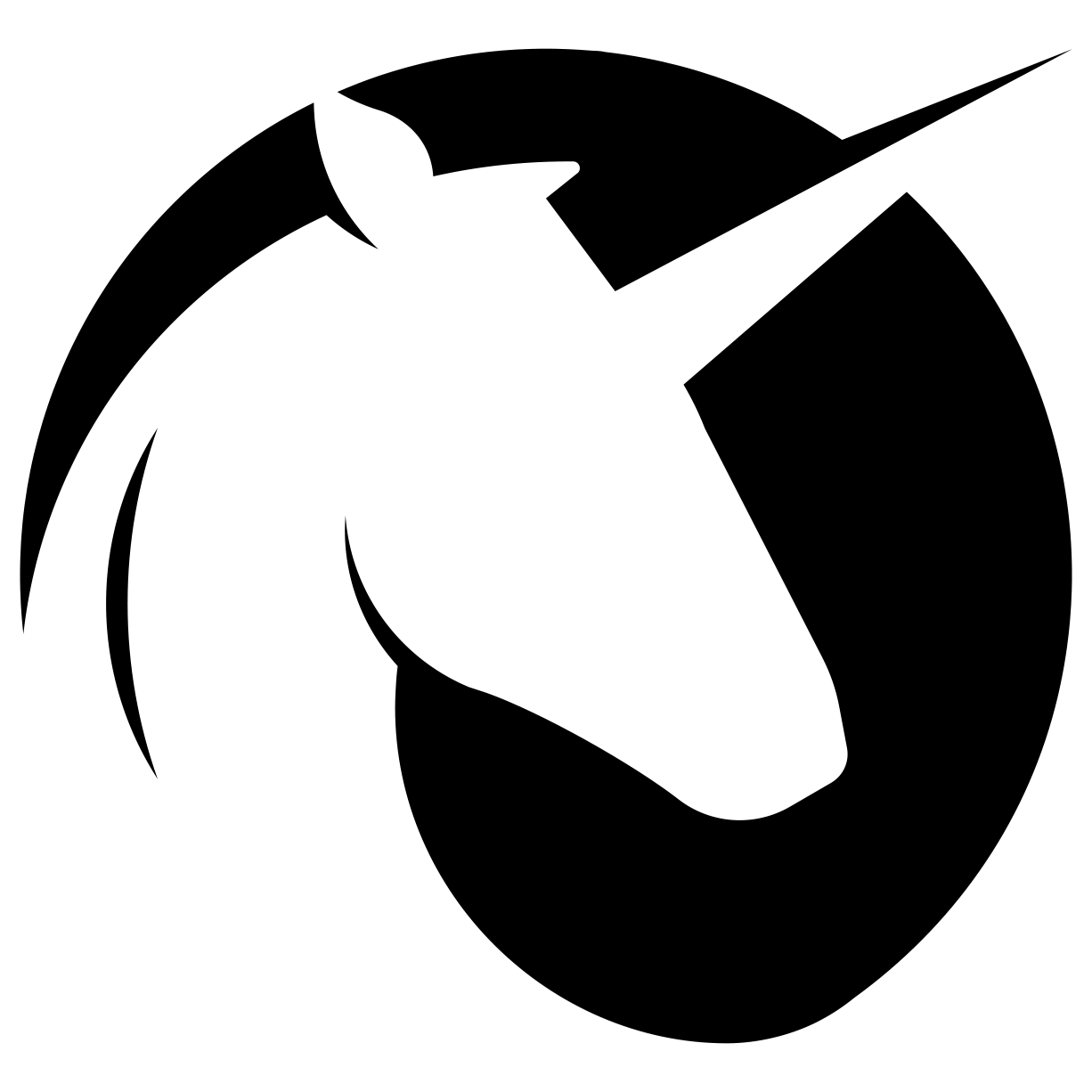 Unicorn Black and White Logo - Contact Us - Black Unicorn PR