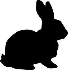 Bunny Silhouette Logo - 24 Best Silhouettes Rabbit Silhouettes images in 2019 | Rabbit ...