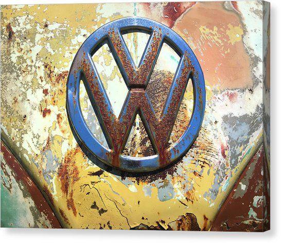 Old VW Logo - Old Vw Canvas Prints (Page #14 of 15) | Fine Art America