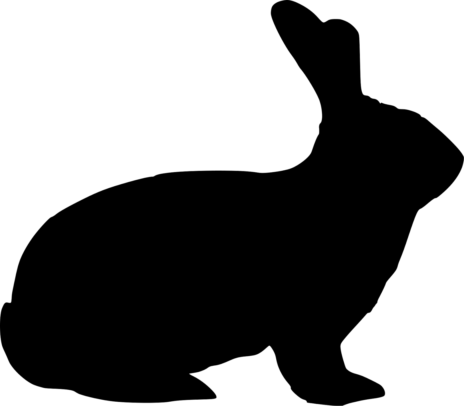 Bunny Silhouette Logo - Free Rabbit Silhouette, Download Free Clip Art, Free Clip Art on ...