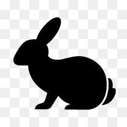 Bunny Silhouette Logo - Rabbit Silhouette PNG Images | Vectors and PSD Files | Free Download ...