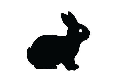 Bunny Silhouette Logo - Home > Blog > animal vector silhouette | Cricut-Easter | Pinterest ...