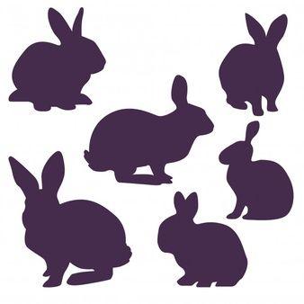 Bunny Silhouette Logo - Rabbit Silhouette Vectors, Photos and PSD files | Free Download