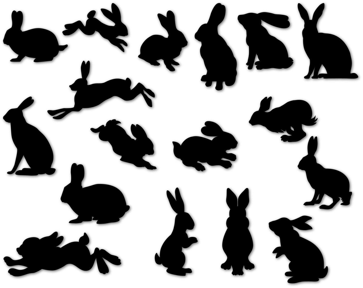 Bunny Silhouette Logo - Free Rabbit Silhouette Cliparts, Download Free Clip Art, Free Clip ...