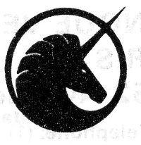 Unicorn Black and White Logo - SUSANA CAROLINA (scochoa9)