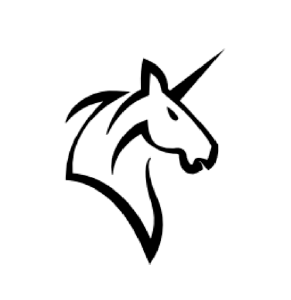 Unicorn Black and White Logo - Unicorn's Forum