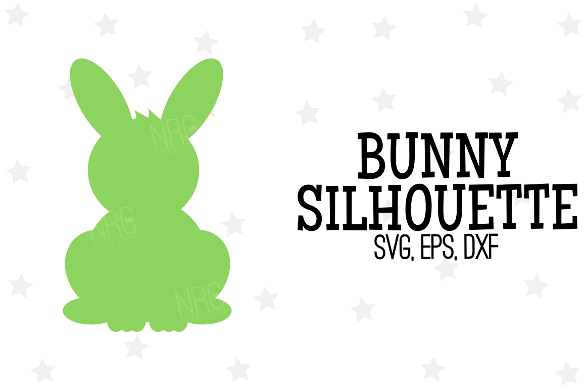 Bunny Silhouette Logo - Bunny Silhouette SVG File