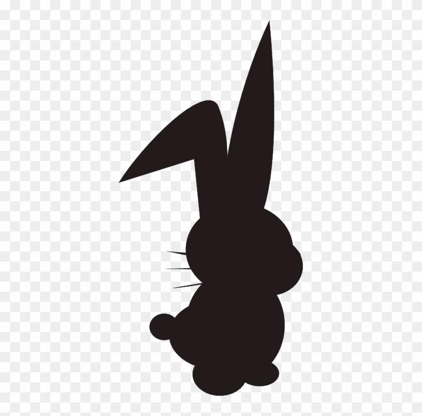 Cute Bunny Logo - Cute Bunny Silhouette Bunny Transparent Png Freebie - Easter Bunny ...