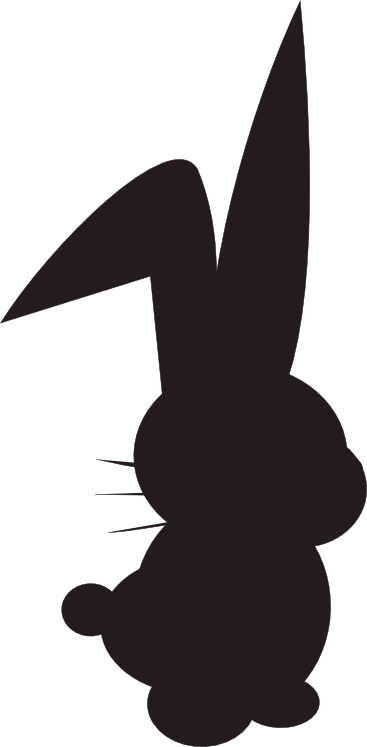 Bunny Silhouette Logo - Pin by Karen Nickey on Bunny Hop - Spring Stuff | Bunny, Cute bunny ...