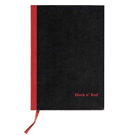 Black and Red N Logo - Black n Red NotebookJournal 11 34 x 8 14 192 Pages 96 Sheets