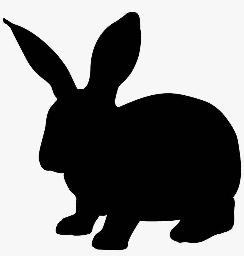 Bunny Silhouette Logo - Easter Bunny Silhouette Png - Bunny Silhouette Clipart Transparent ...
