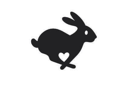 Bunny Silhouette Logo - Pin by Christina MacNaughton on Nail Polish Styles/Art | Negative ...