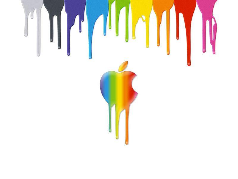 Drip Paint Logo - Apple Logo Paint Drip