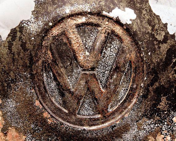 Old VW Logo - Old VW logo. | Vintage Volkswagen | Pinterest | Logos, Vw beetles ...