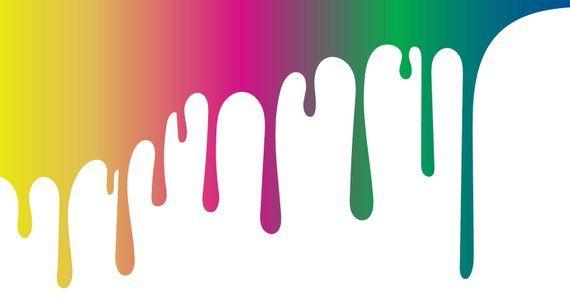 Drip Paint Logo - Long Paint drip Spill .svg file for vinyl. Products. Drip painting