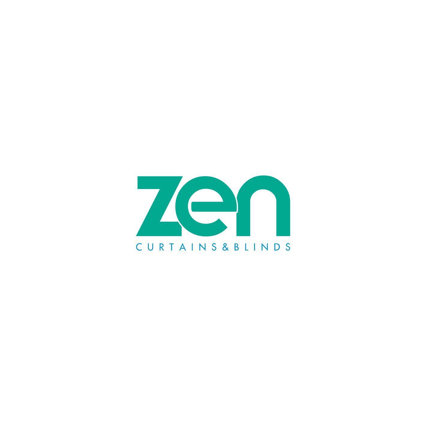 Feminine Zen Logo - Modern, Feminine, Store Logo Design for Zen Curtains & Blinds