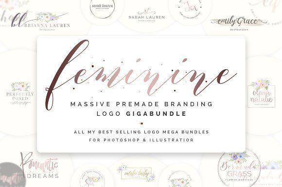 Feminine Zen Logo - Logo Templates Creative Market