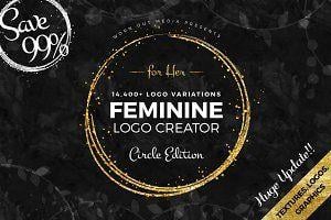 Feminine Zen Logo - Logo Templates ~ Creative Market