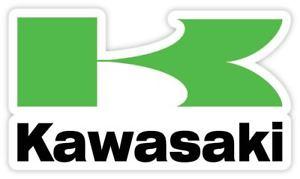 Green Kawasaki Logo - Kawasaki Retro Green Old Logo Vinyl Sticker Decal Cornhole ...