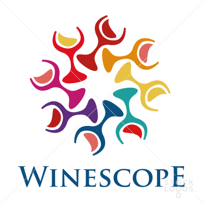 Wine Colored Logo - 40 rainbow colored logo designs | Rainbow colors, Logos and Logo ...