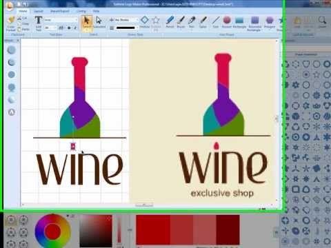 Wine Colored Logo - Logo Smart Tip: How to Design A Multi-color Logo with Tailor and ...