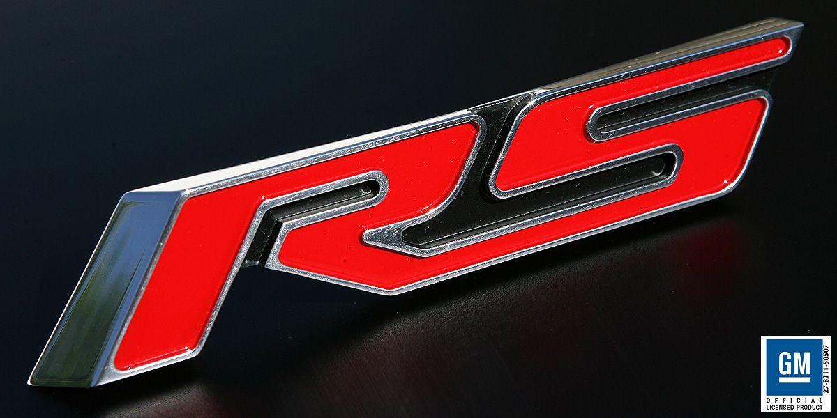 Red Camaro Logo - Sparks Restorations 2010 2013 Chevy Camaro Emblems And Speaker Rings