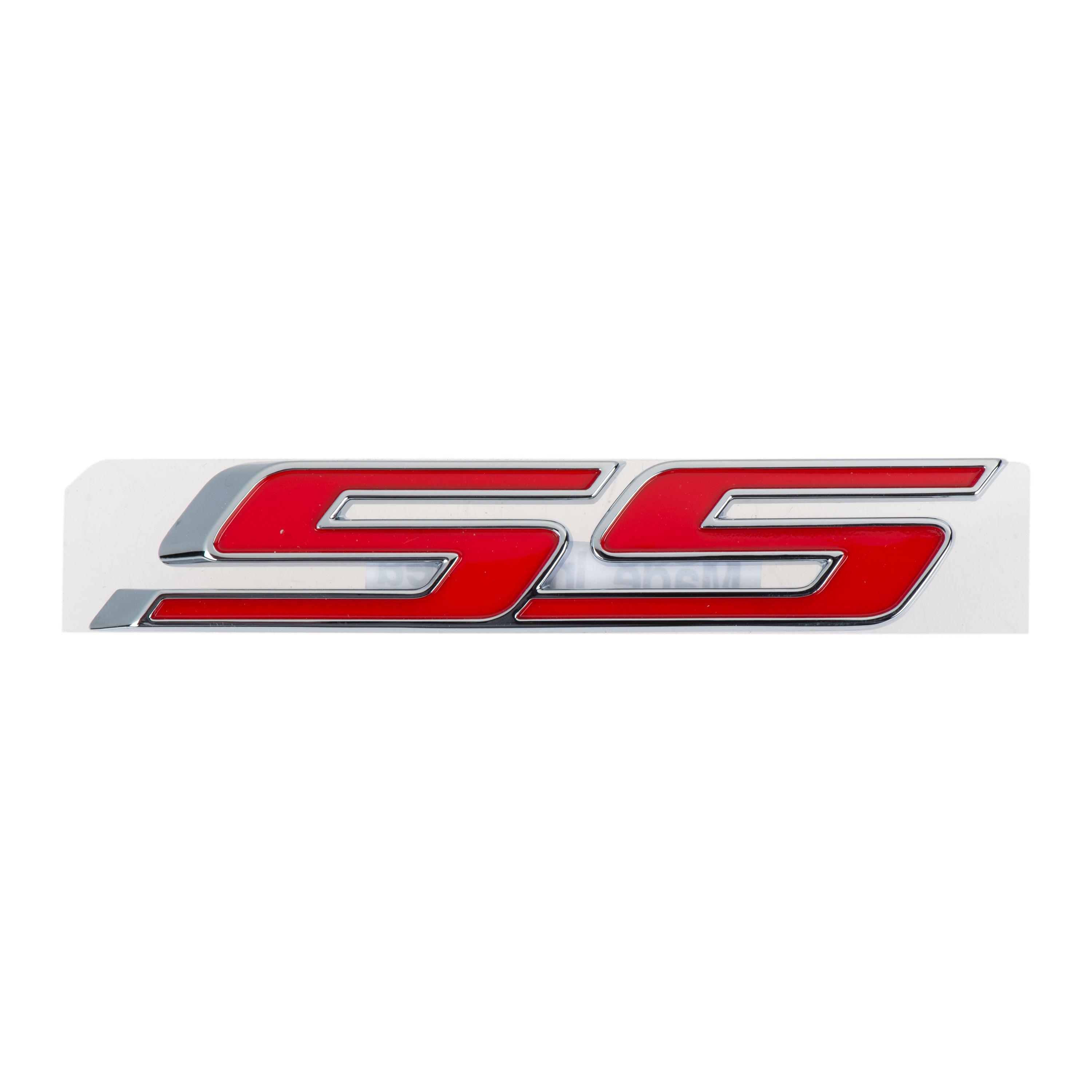 Red Camaro Logo - OEM NEW Front Grille Emblem Nameplate SS Red Chrome 10 18 Camaro