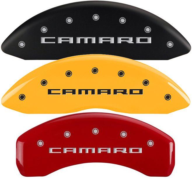 Red Camaro Logo - 2018 Camaro Logo Caliper Covers LT, LS, RS Red, Yellow