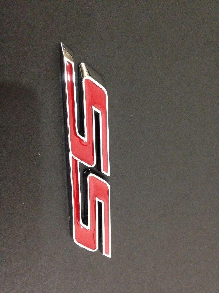 Red Camaro Logo - NEW Chrome & Red Camaro SS Emblem Logo 50 PCS In Automotive Interior