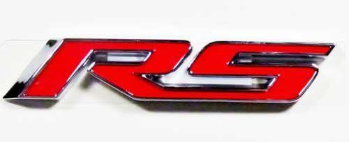 Red Camaro Logo - Amazon.com: 2010-2015 Camaro OEM Rear Trunk RS Emblem - Red Letters ...