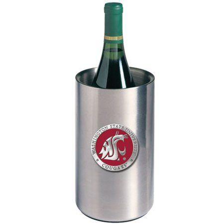 Wine Colored Logo - Washington State Cougars Colored Logo Wine Chiller