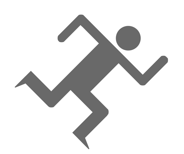 Black Man Running Logo - Free Stick Man Running, Download Free Clip Art, Free Clip Art on ...
